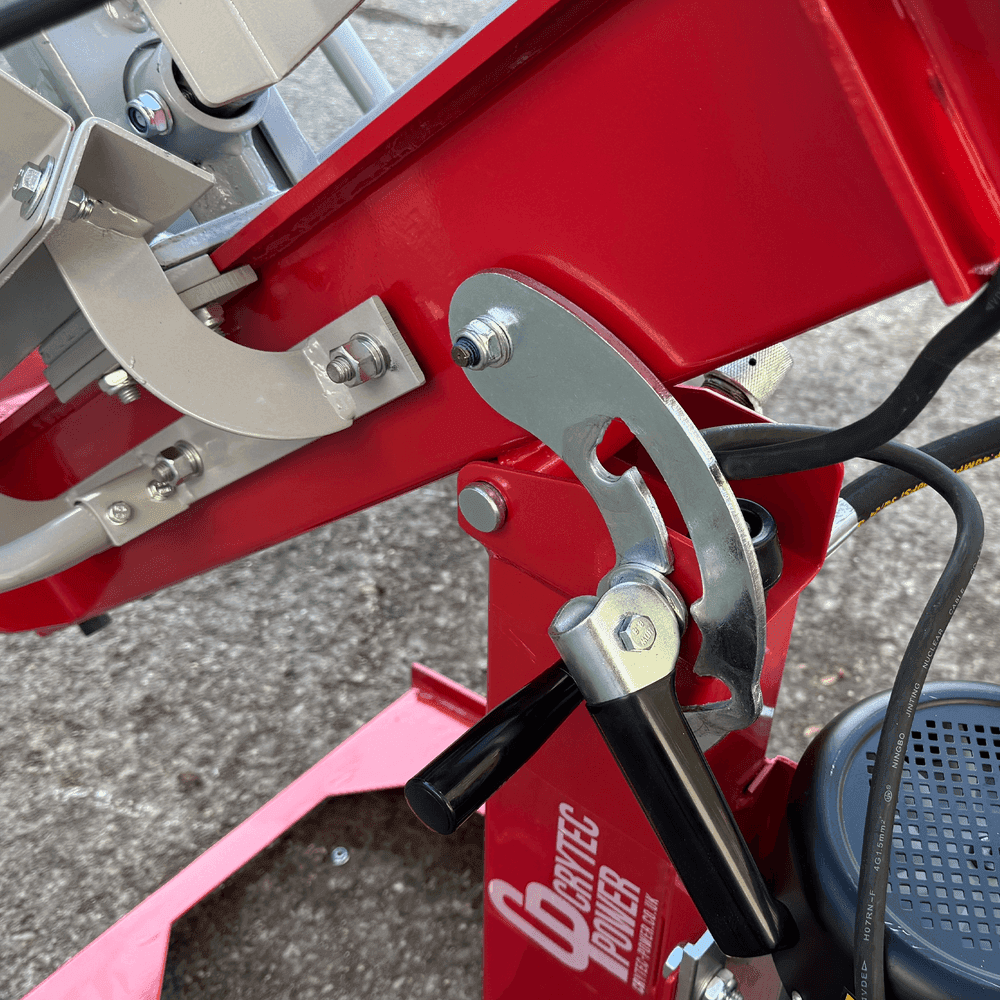 Crytec 32A Log Splitter 3KW Hydraulic 12 Tonne Force 3 Splitting Angles CRL12TU (32A Required)