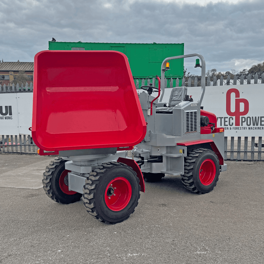 Crytec | 3 Tonne | Swivel Tip Site Dumper | Kubota Engine | CRD300-K