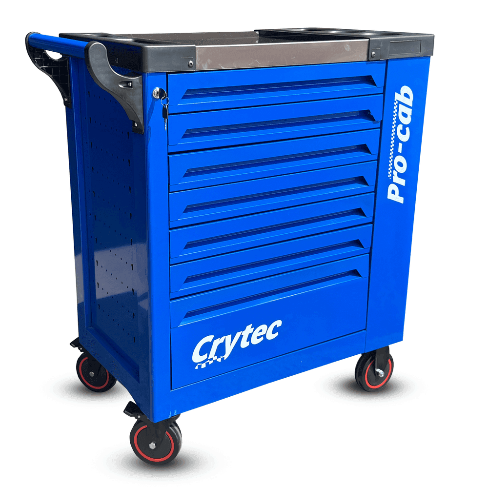 Crytec Roll Tool Pro Cab With Tools 7 Drawers Roller Cabinet with 250 piece tools INCLUDED