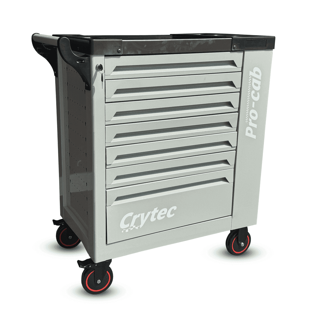 Crytec Roll Tool Pro Cab With Tools 7 Drawers Roller Cabinet with 250 piece tools INCLUDED