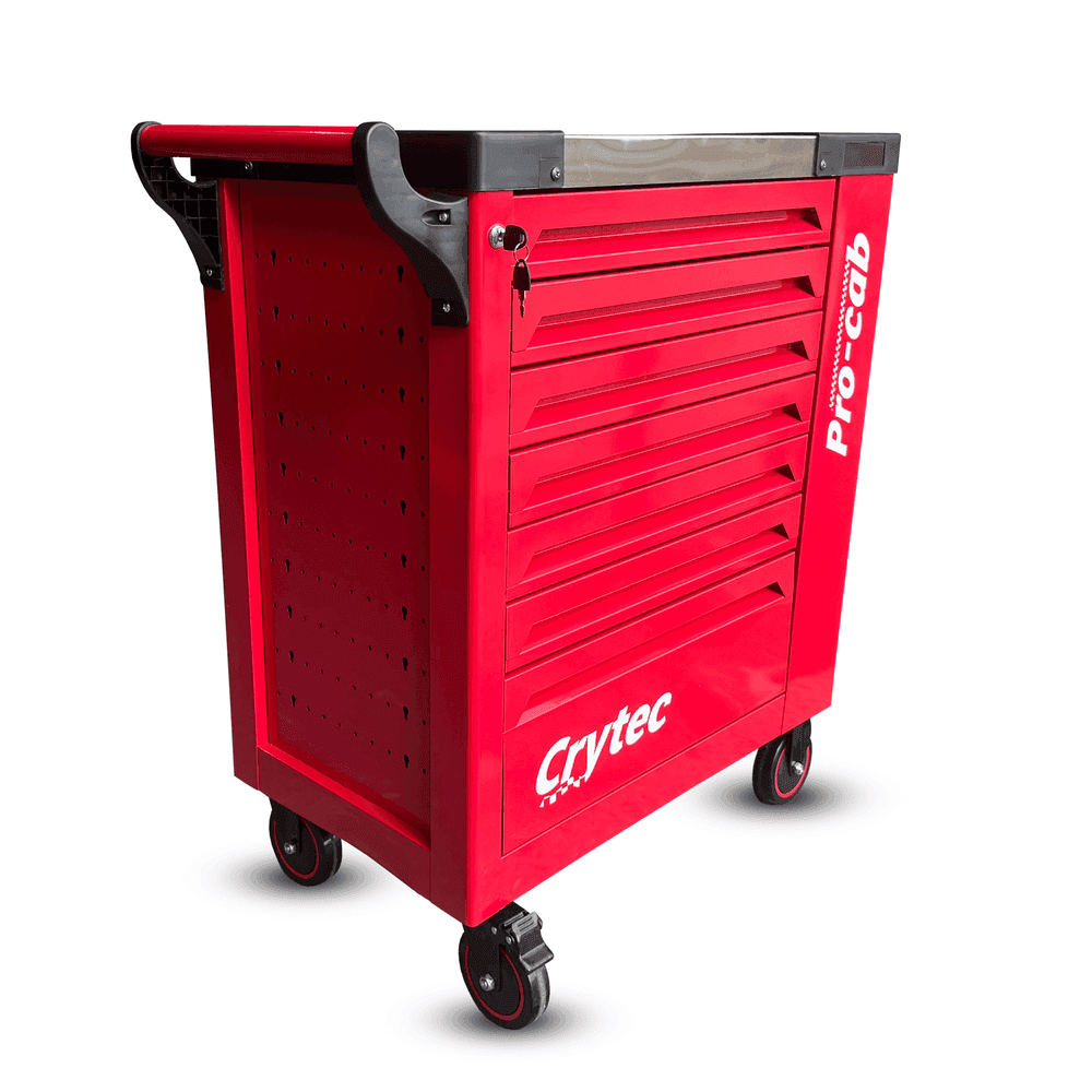 Crytec Roll Tool Pro Cab With Tools 7 Drawers Roller Cabinet with 250 piece tools INCLUDED