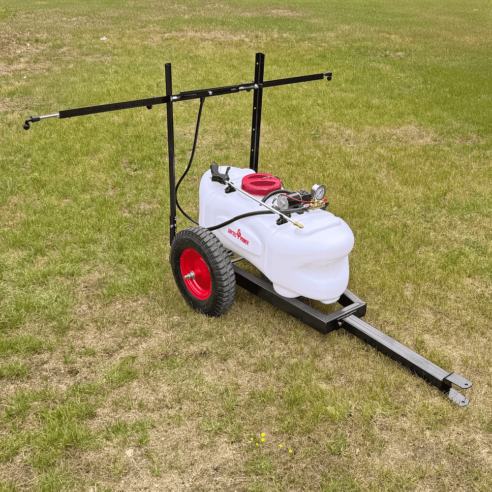 Crytec ATV Quad Sprayer 60 Litre With Towable Trailer Weed Sprayer 4×4 Garden Feeding