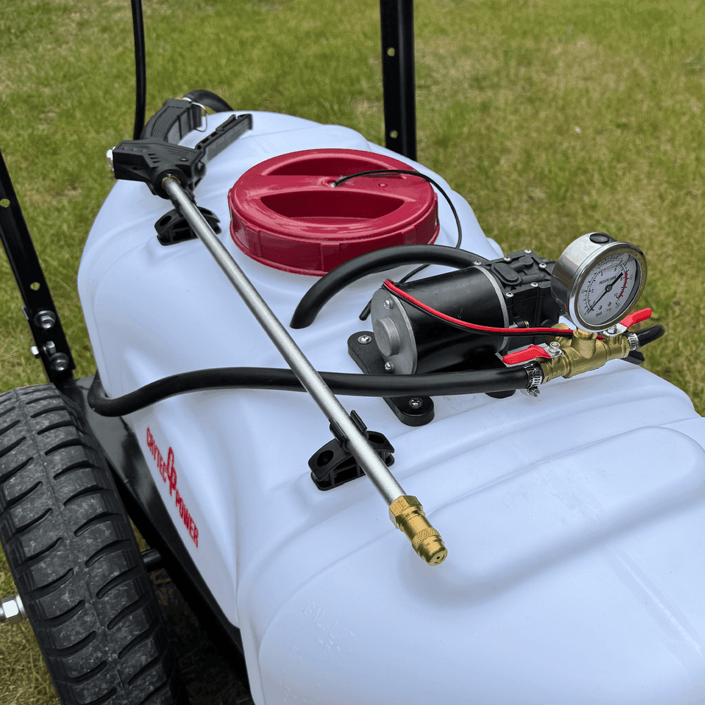 Crytec ATV Quad Sprayer 60 Litre With Towable Trailer Weed Sprayer 4×4 Garden Feeding