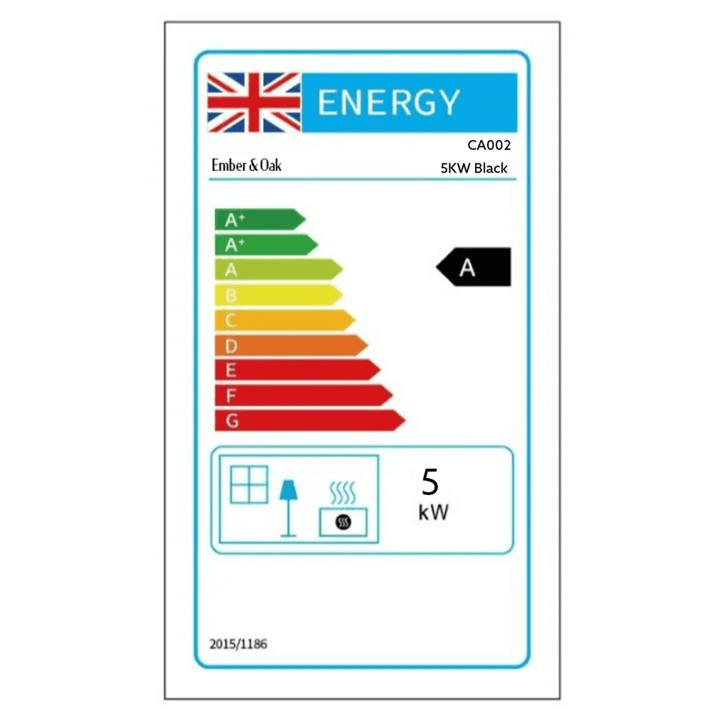 5KW | Multi-Fuel Wood Stove | Log Burner | Cast Iron | Model CA002