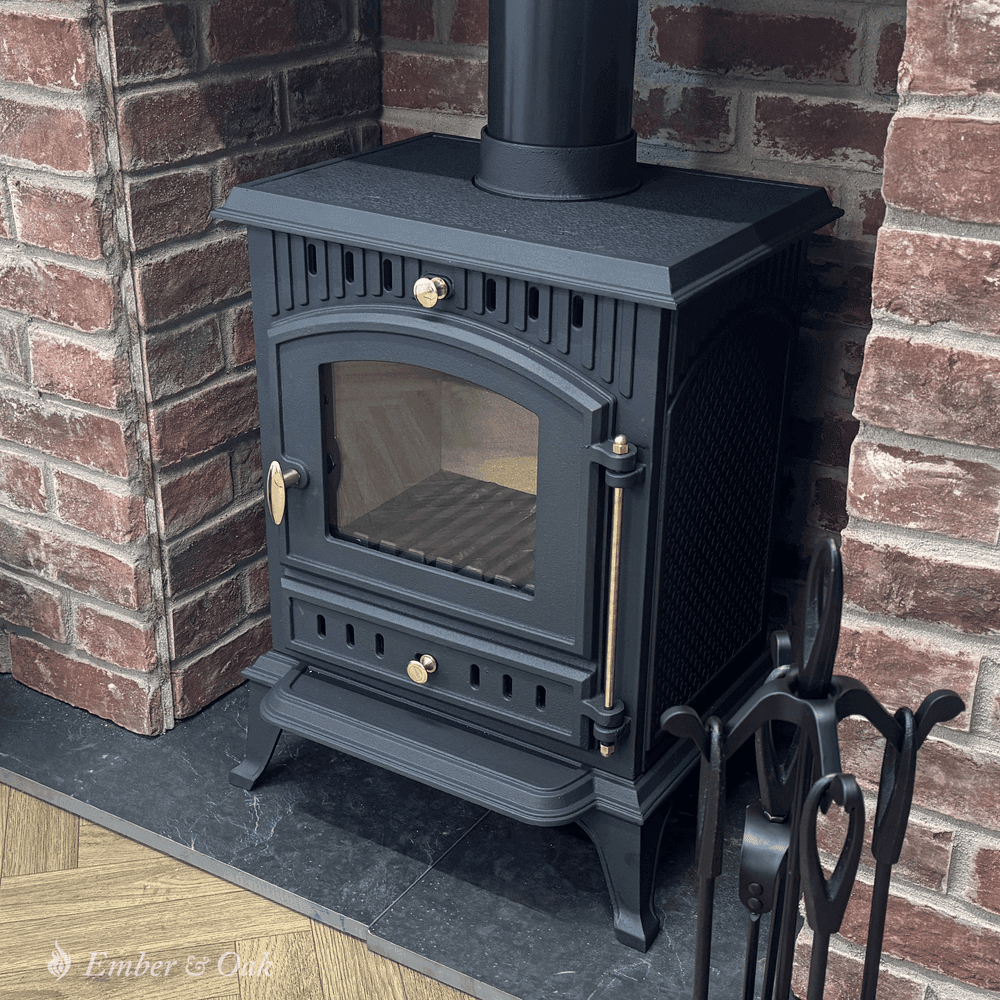 7KW | Multi-Fuel Wood Stove | Log Burner | Cast Iron | Model CA003