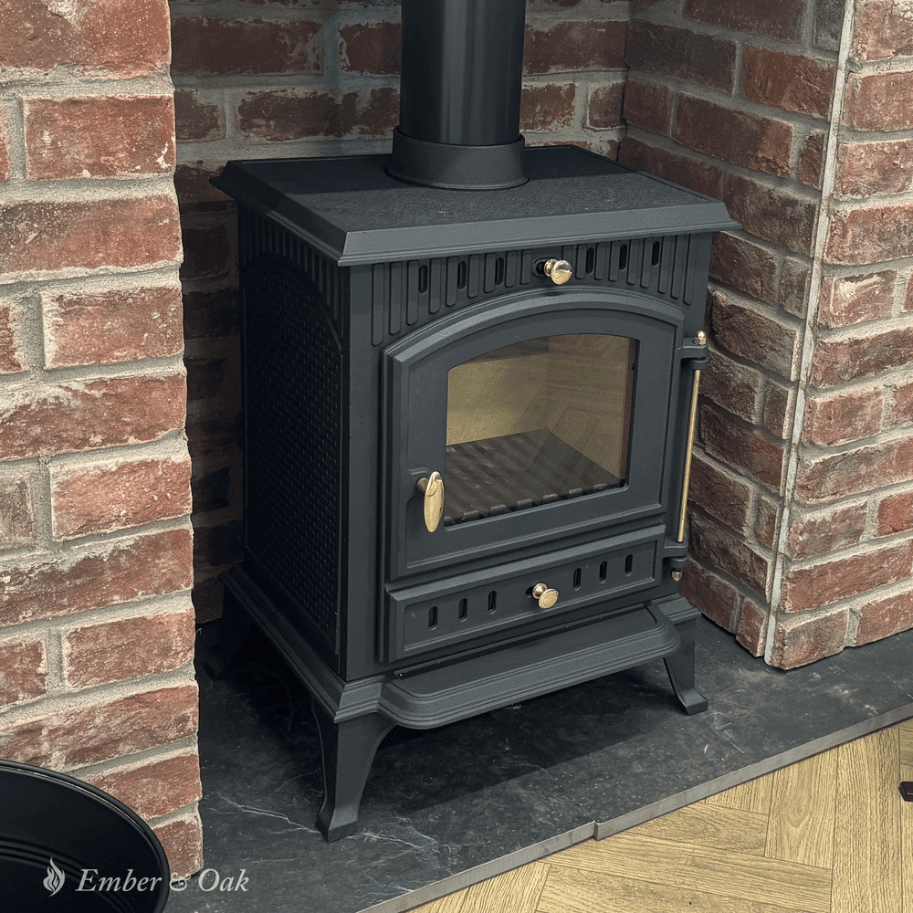 7KW | Multi-Fuel Wood Stove | Log Burner | Cast Iron | Model CA003