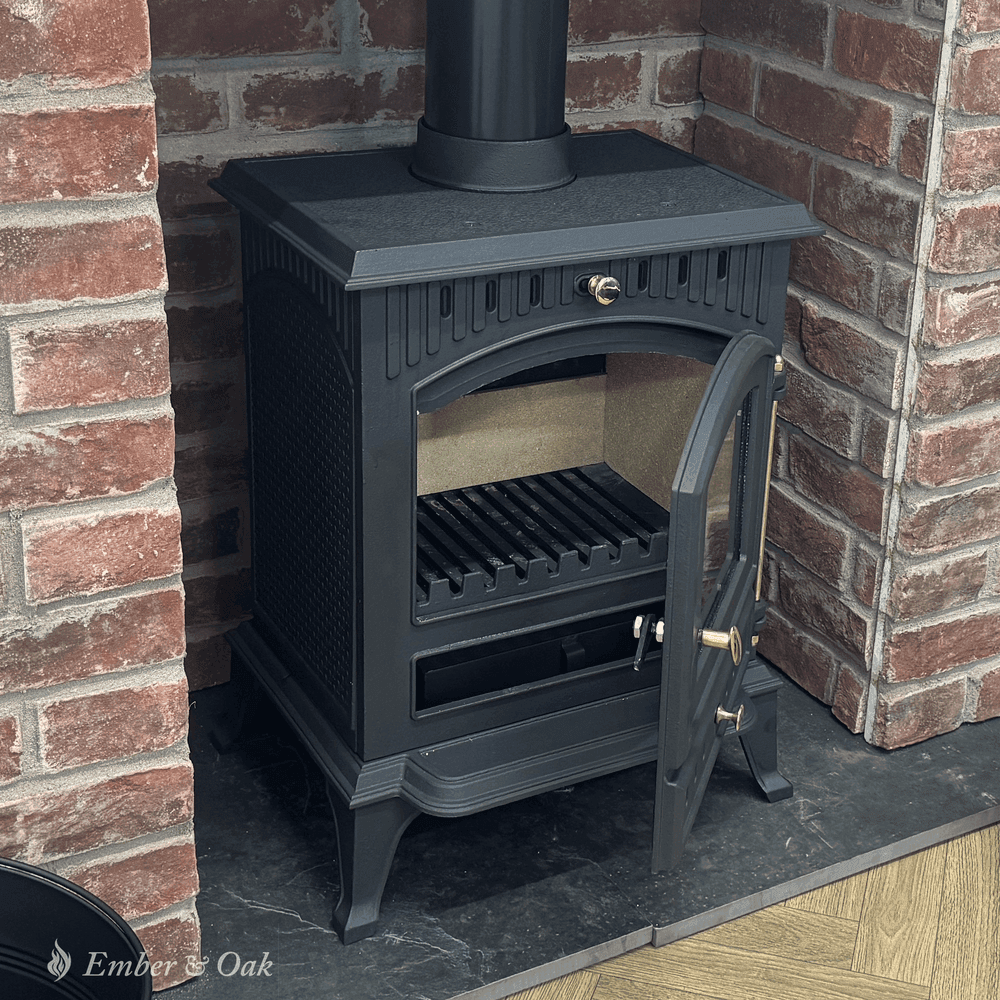 7KW | Multi-Fuel Wood Stove | Log Burner | Cast Iron | Model CA003