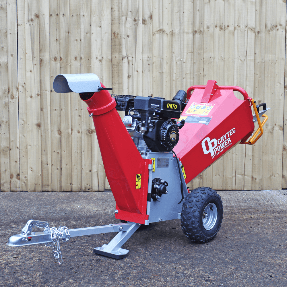 Crytec | CRC400-R Wood Chipper | 4 inch/100mm | Petrol | 7hp 212cc