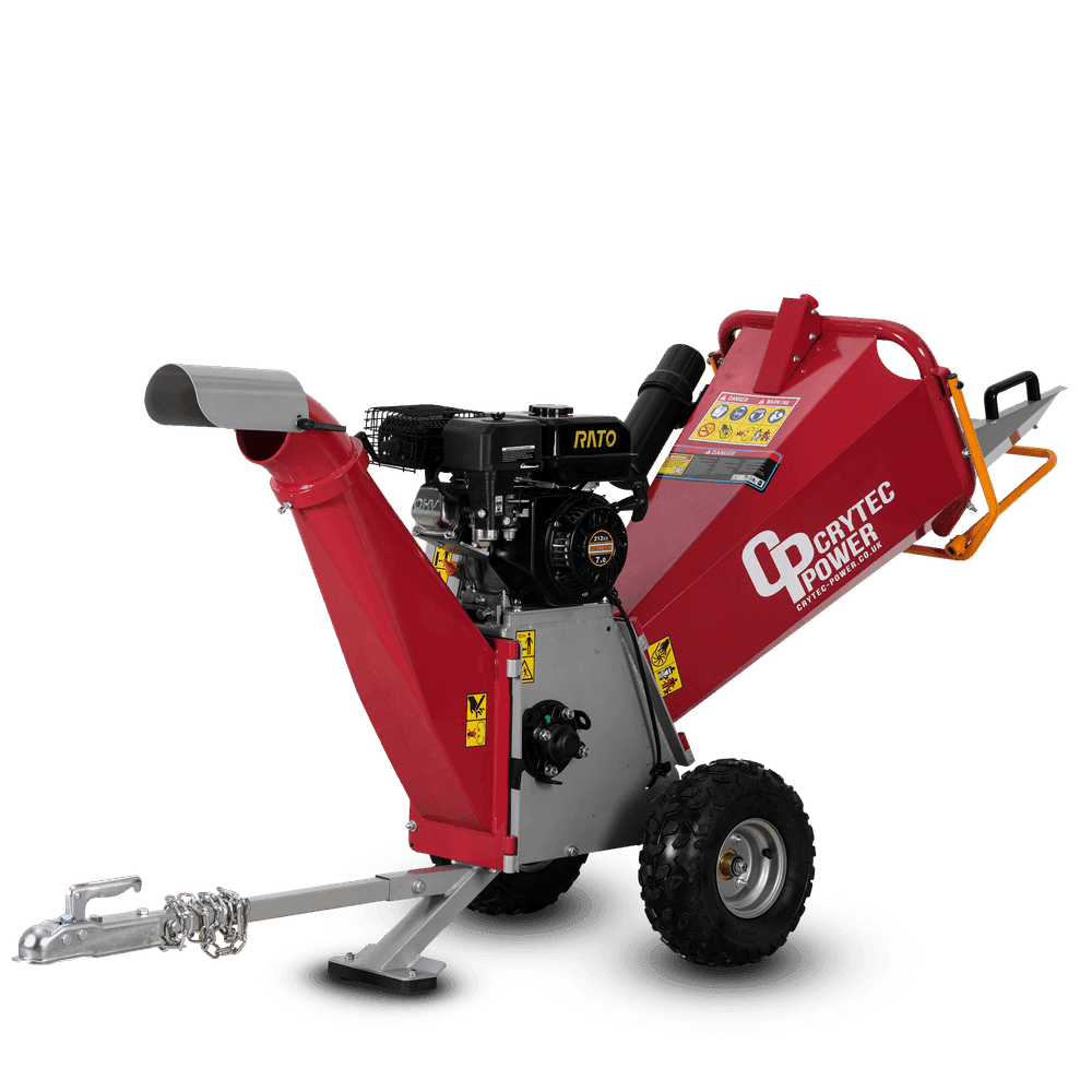 Crytec | CRC400-R Wood Chipper | 4 inch/100mm | Petrol | 7hp 212cc