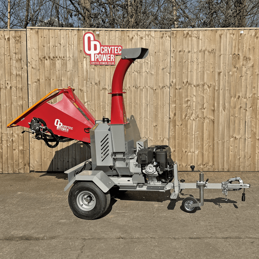 Crytec | CRC500H-R | Briggs &amp; Stratton Engine | Hydraulic Feed Wood Chipper | 5 inch/127mm | Petrol Key Start | 13.5hp 420cc