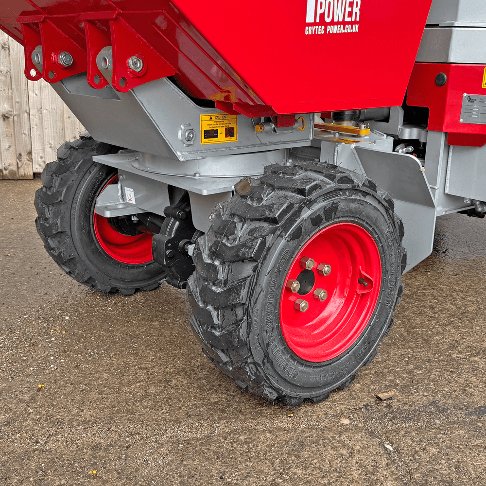 Crytec | 1.3 Tonne | Swivel Tip Site Dumper | Kubota Engine | CRD130-K