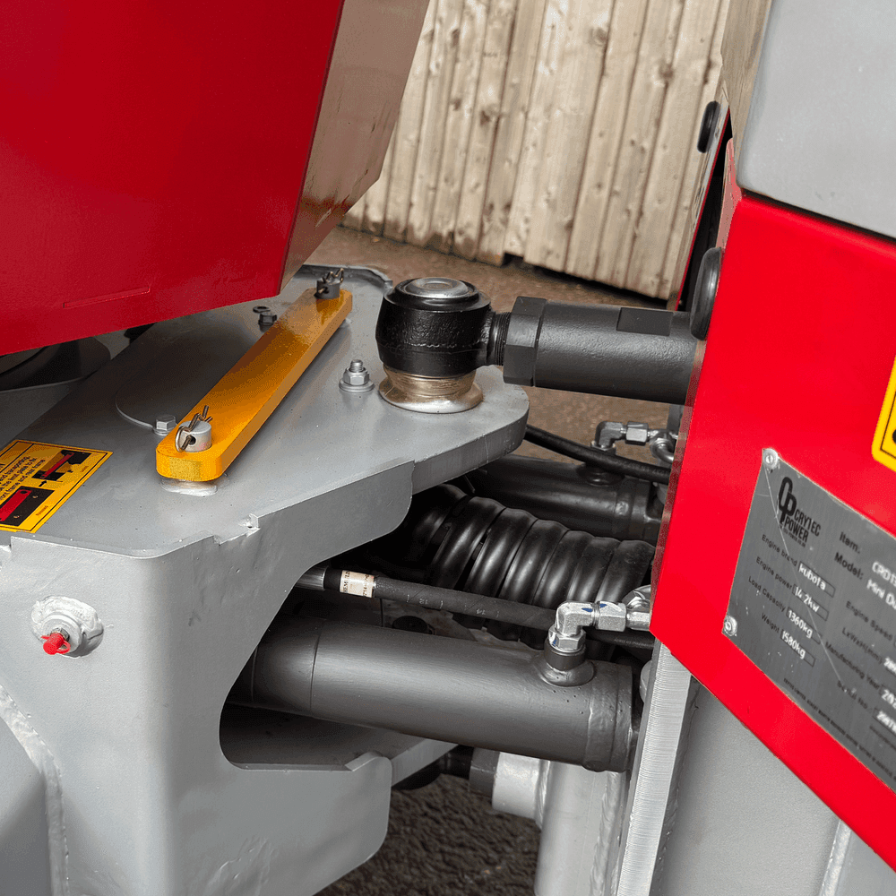 Crytec | 1.3 Tonne | Swivel Tip Site Dumper | Kubota Engine | CRD130-K
