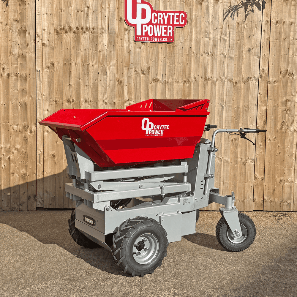 *PRE ORDER* CRD50-EHT | Fully Electric | 500kg | Hydraulic High Tip | Power Barrow