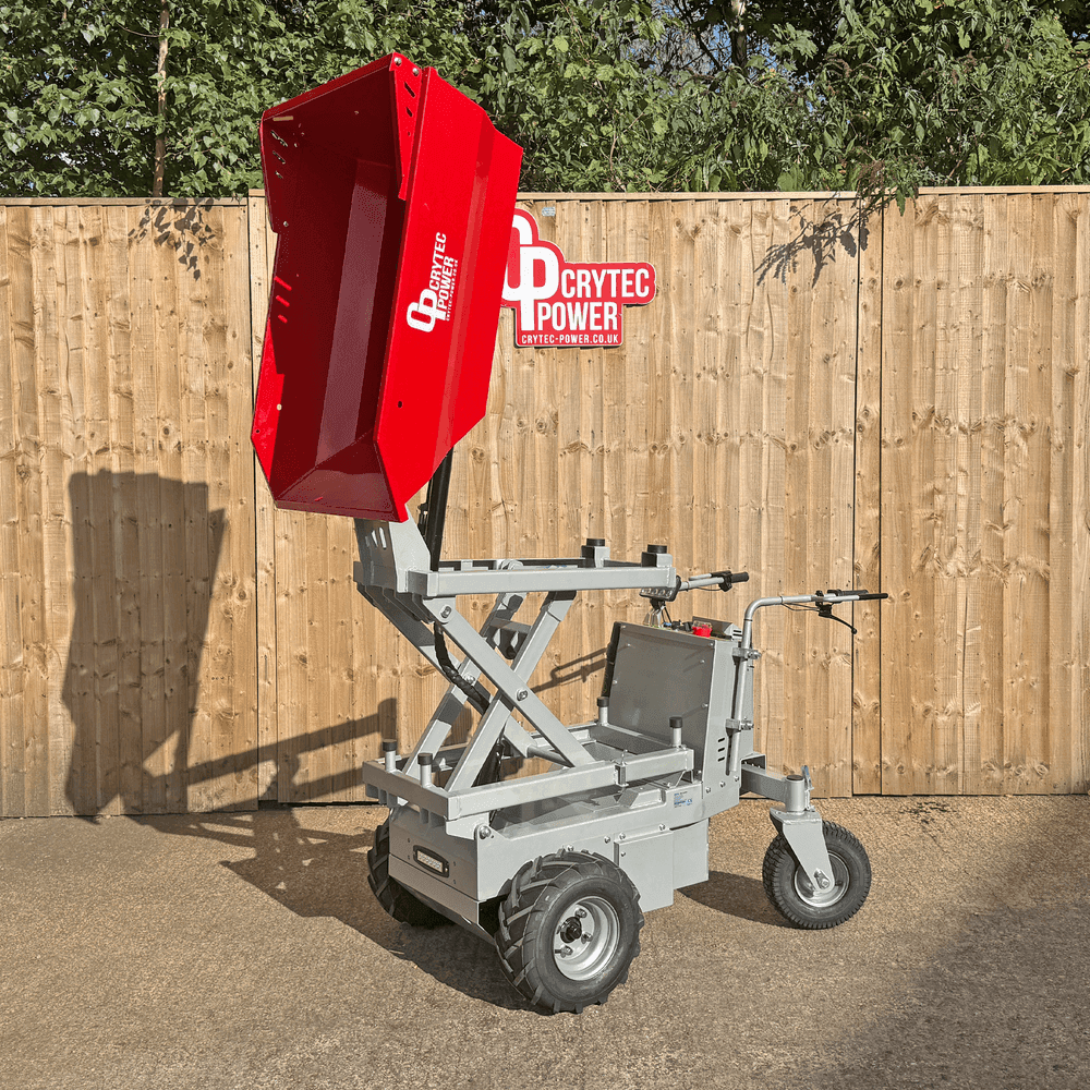 *PRE ORDER* CRD50-EHT | Fully Electric | 500kg | Hydraulic High Tip | Power Barrow