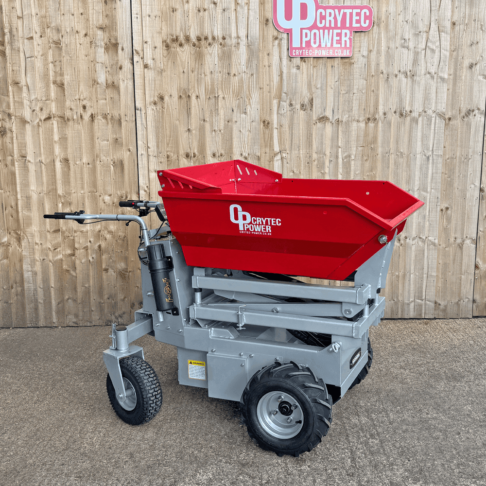 *PRE ORDER* CRD50-EHT | Fully Electric | 500kg | Hydraulic High Tip | Power Barrow