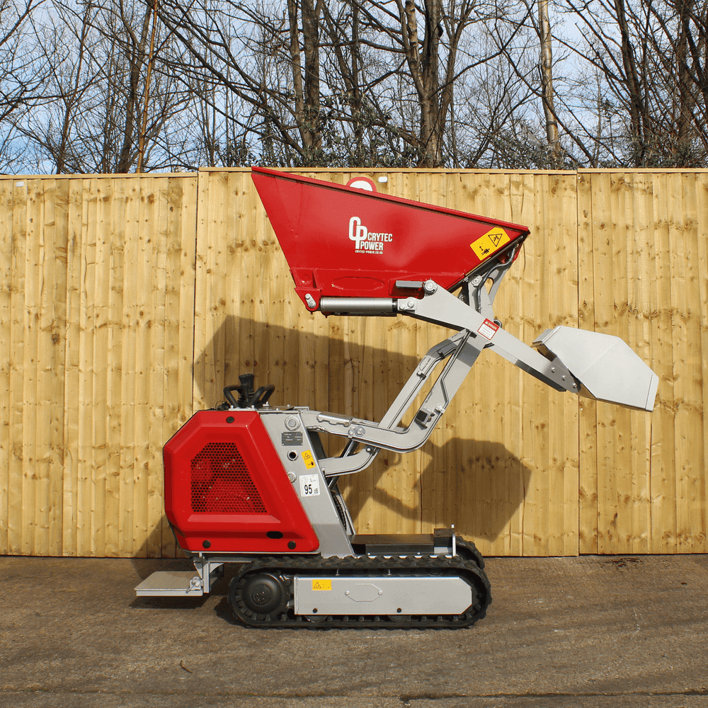 Crytec  | 800KG | High Tip Tracked Dumper | 12hp | Diesel | CRD80H-K