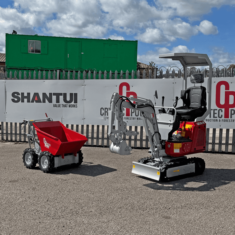 CREX 6 Micro Excavator &amp; 300kg Mini Dumper Bundle *SAVE BIG*