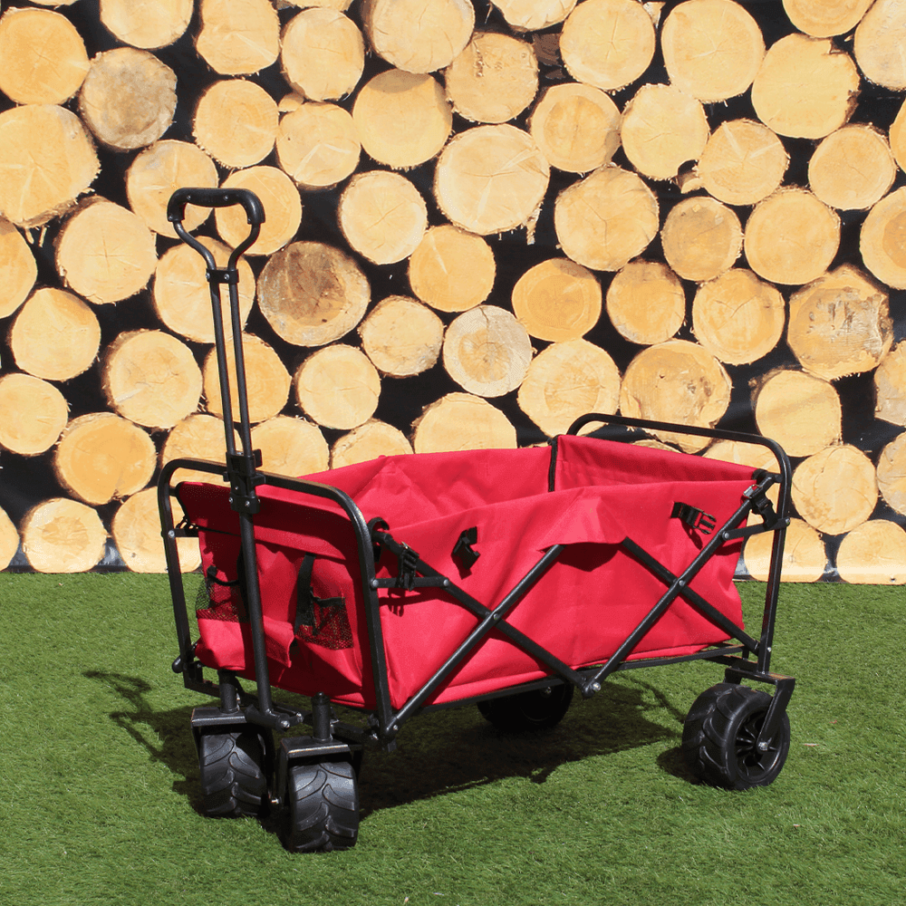 Crytec | Garden Cart | 100kg Capacity | Heavy Duty | Foldable