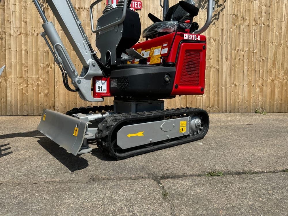 Crytec 1 Tonne Mini Excavator CREX10-K | Koop Diesel Engine | 10HP 7.6KW Power | 1550mm Depth l Digger