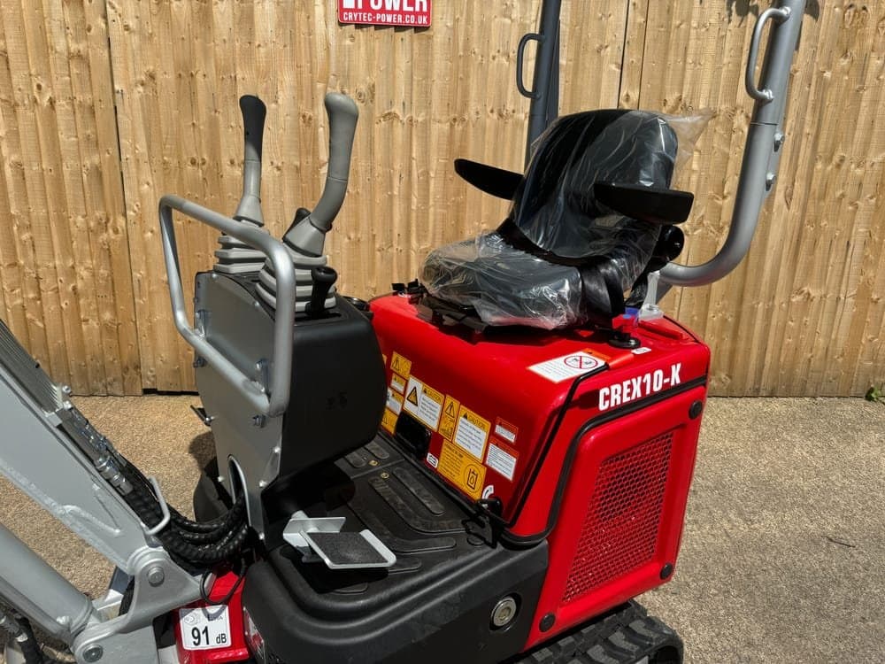 Crytec 1 Tonne Mini Excavator CREX10-K | Koop Diesel Engine | 10HP 7.6KW Power | 1550mm Depth l Digger