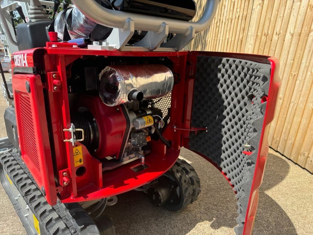 Crytec 1 Tonne Mini Excavator CREX10-K | Koop Diesel Engine | 10HP 7.6KW Power | 1550mm Depth l Digger