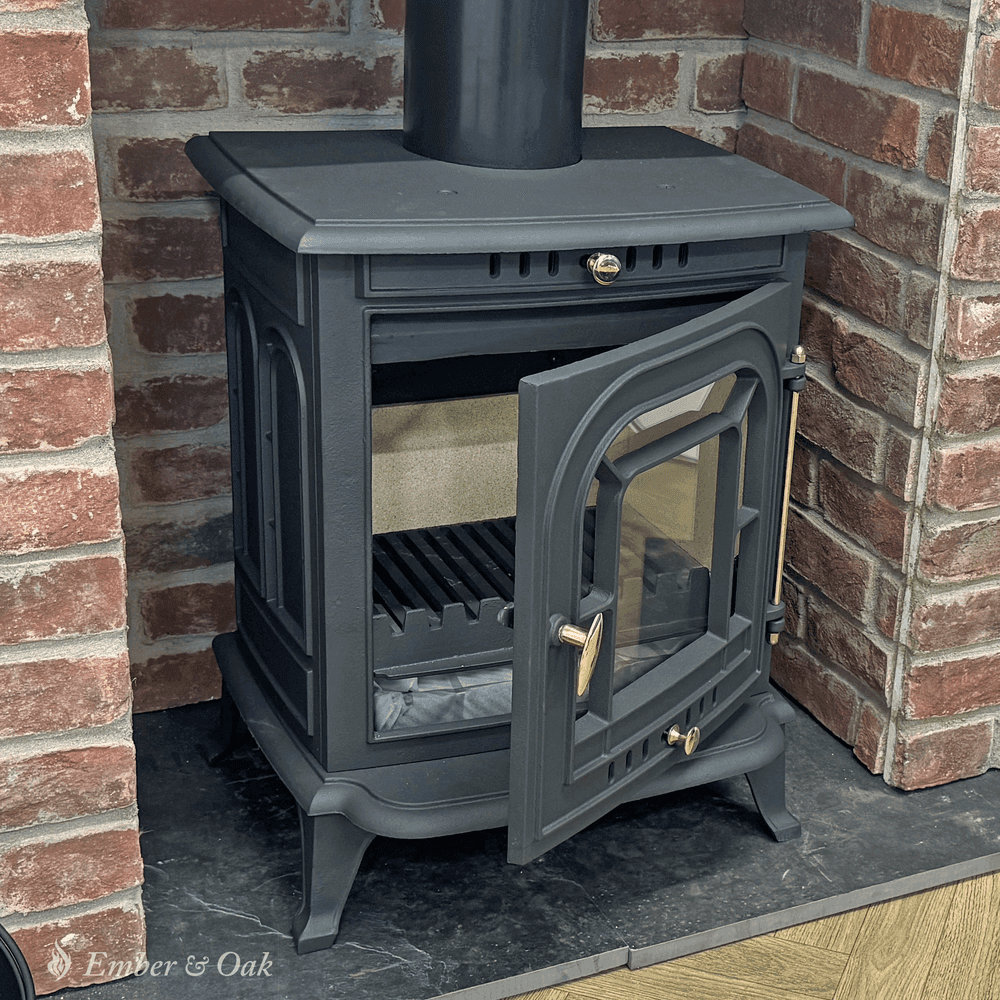 7KW | Multi-Fuel Wood Stove | Log Burner | Cast Iron | Model JA008