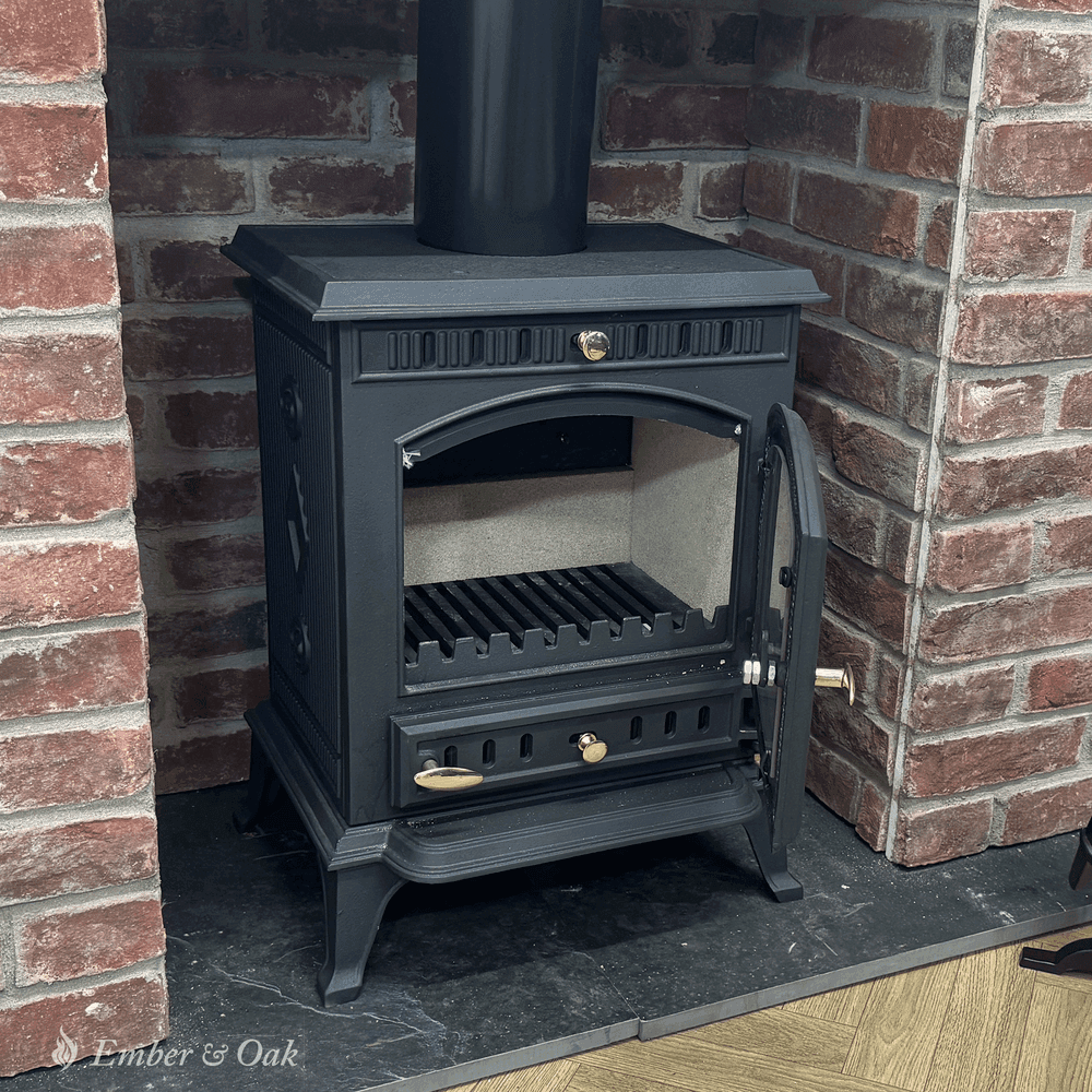 7KW | Multi-Fuel Wood Stove | Log Burner | Cast Iron | Model JA010