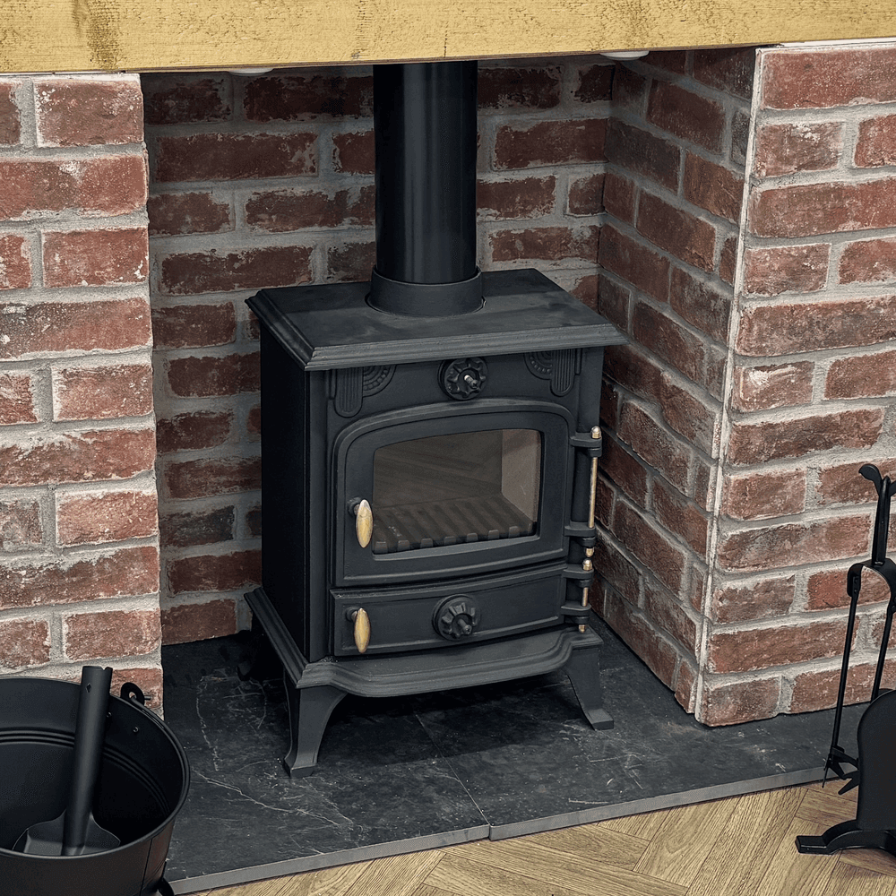 5KW Multifuel Wood Stove l Log Burner Cast Iron l Model JA013