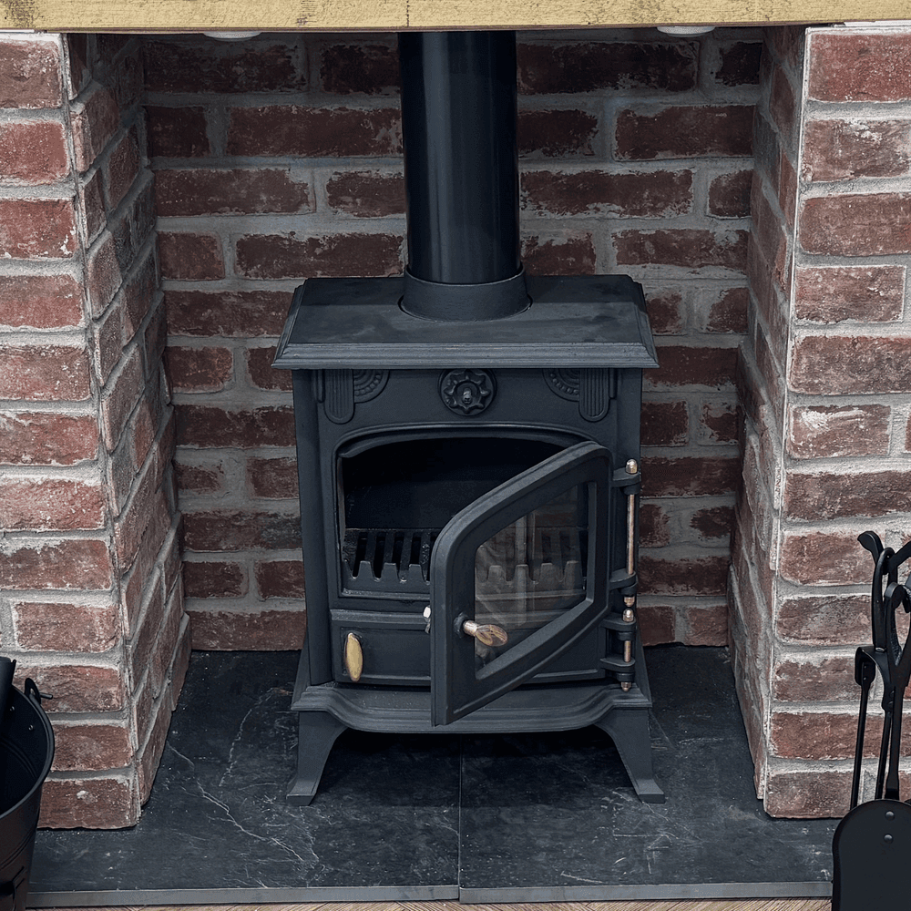 5KW Multifuel Wood Stove l Log Burner Cast Iron l Model JA013