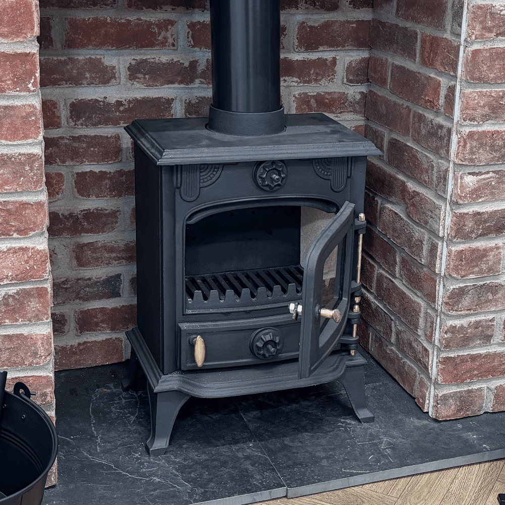 5KW Multifuel Wood Stove l Log Burner Cast Iron l Model JA013