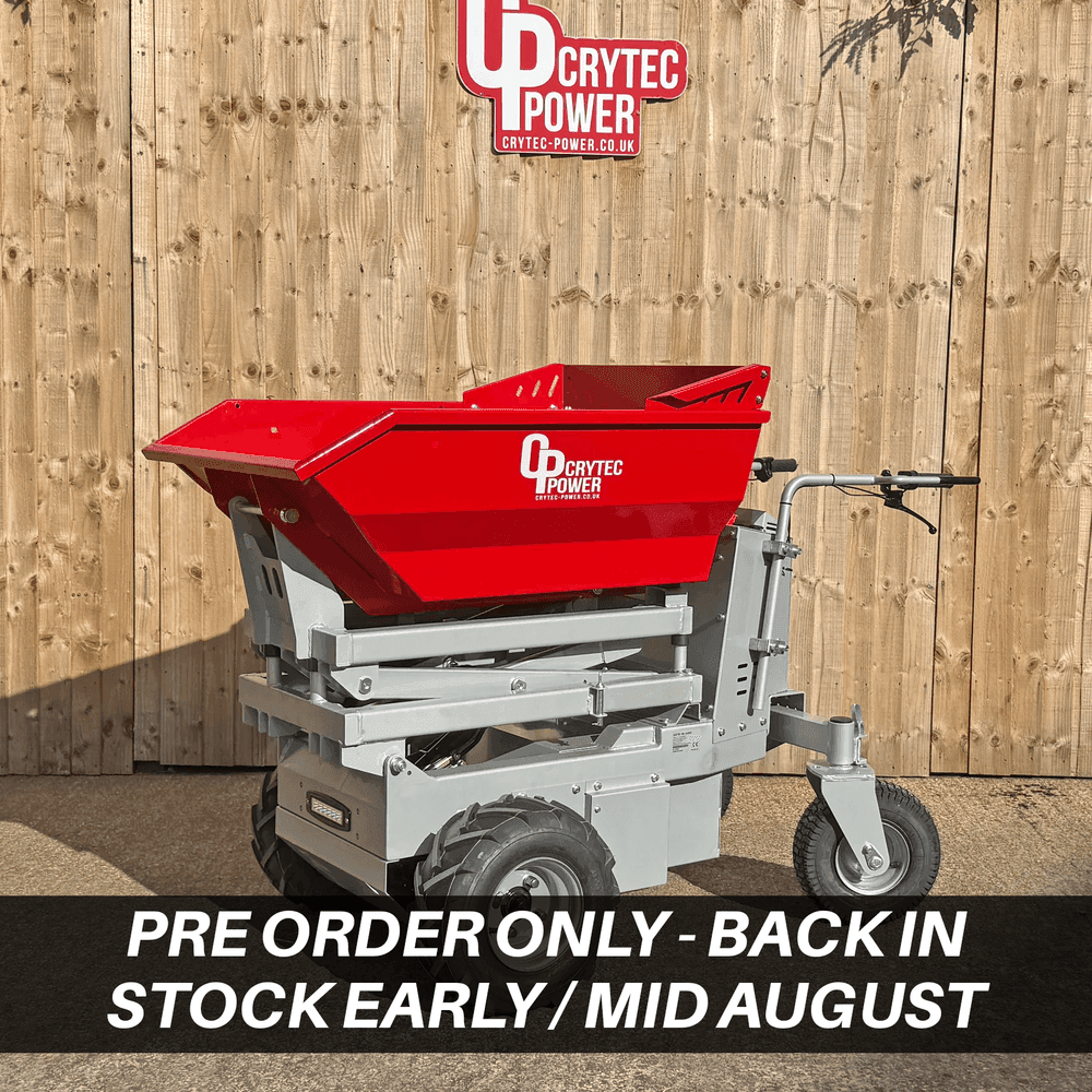 *PRE ORDER* CRD50-EHT | Fully Electric | 500kg | Hydraulic High Tip | Power Barrow