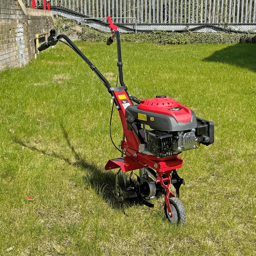 Crytec 139cc Petrol Tiller 3.1HP 139cc 4 Blade 360mm Garden Cultivator Rotovator
