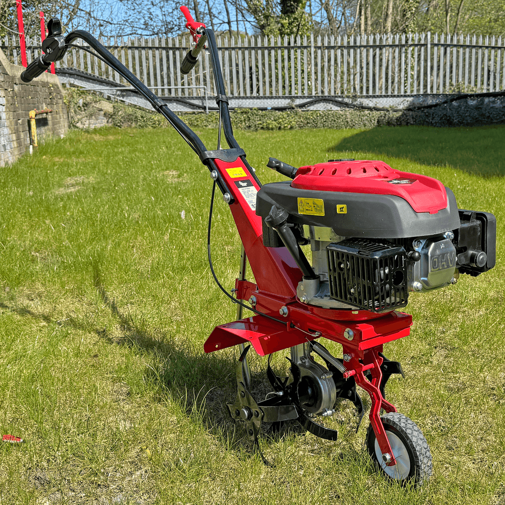 Crytec 139cc Petrol Tiller 3.1HP 139cc 4 Blade 360mm Garden Cultivator Rotovator
