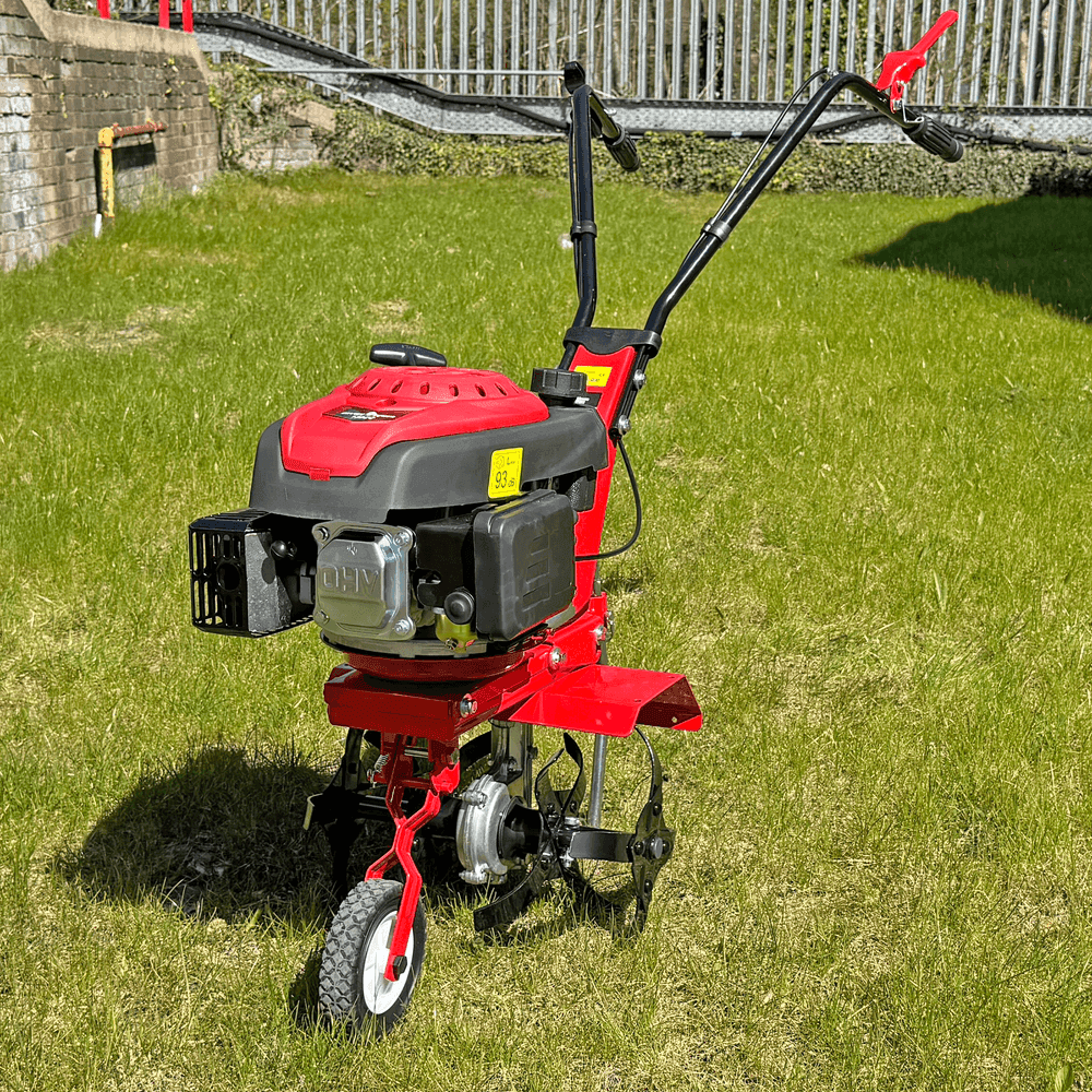 Crytec 139cc Petrol Tiller 3.1HP 139cc 4 Blade 360mm Garden Cultivator Rotovator