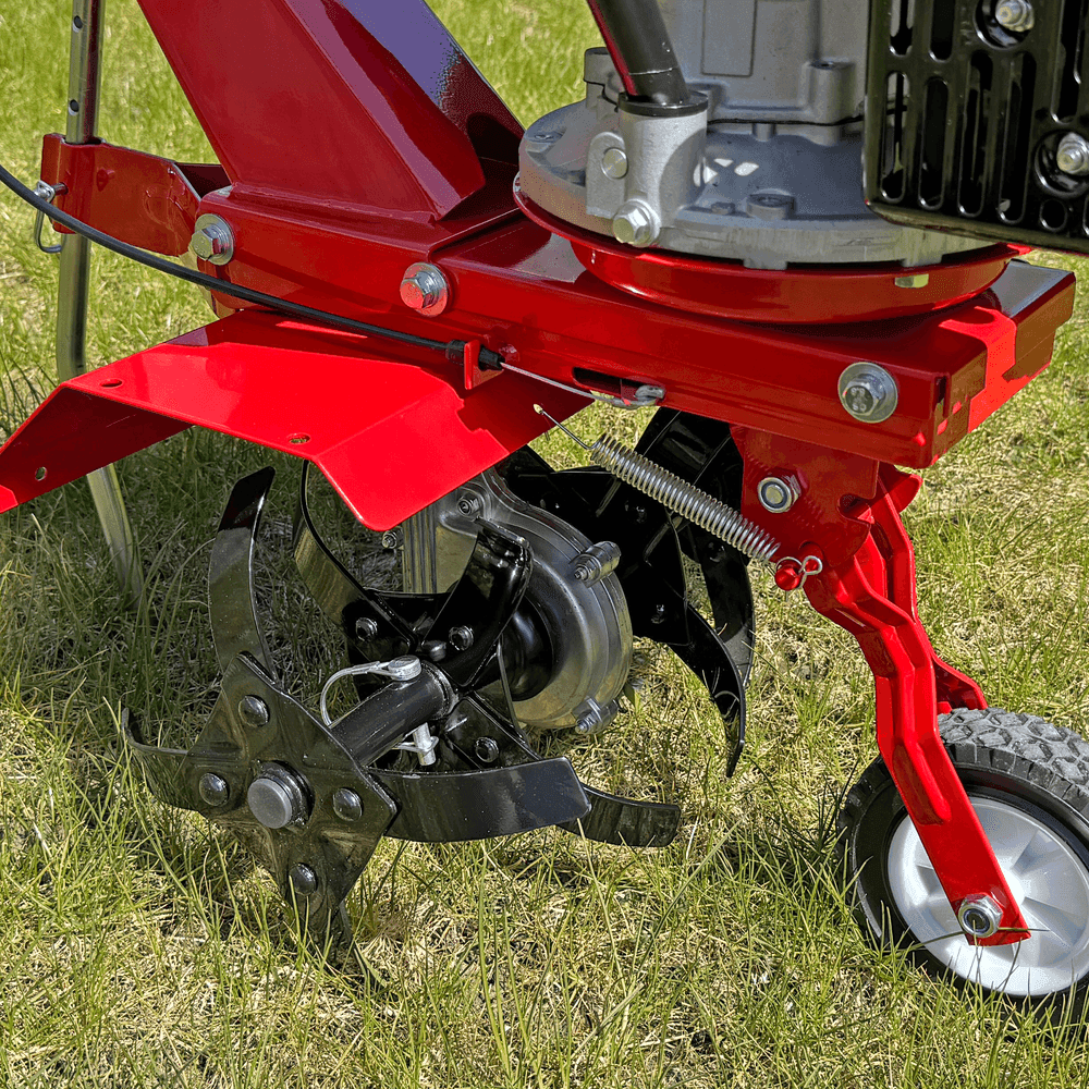 Crytec 139cc Petrol Tiller 3.1HP 139cc 4 Blade 360mm Garden Cultivator Rotovator