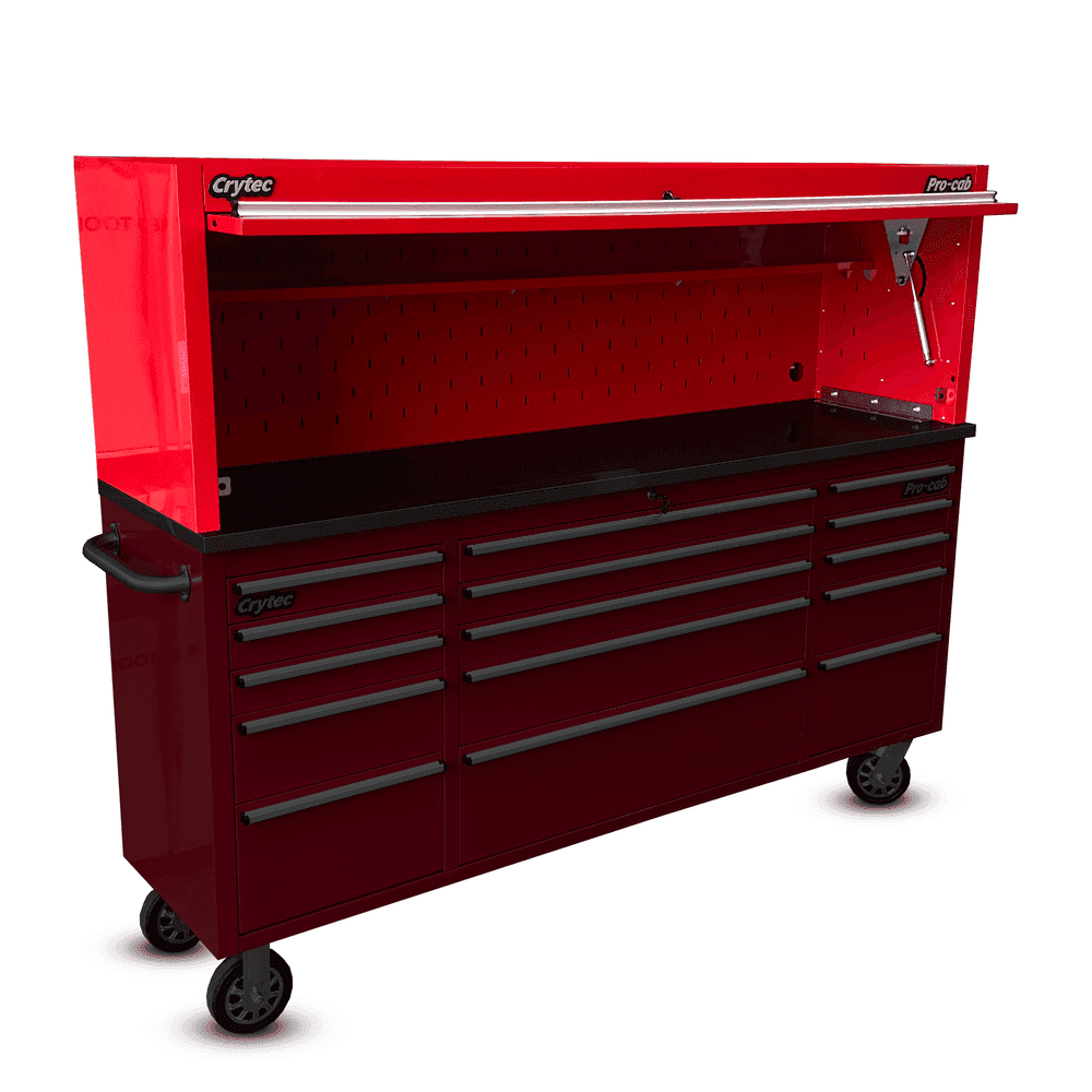 Top Hutch For Red 72 inch Pro Cab