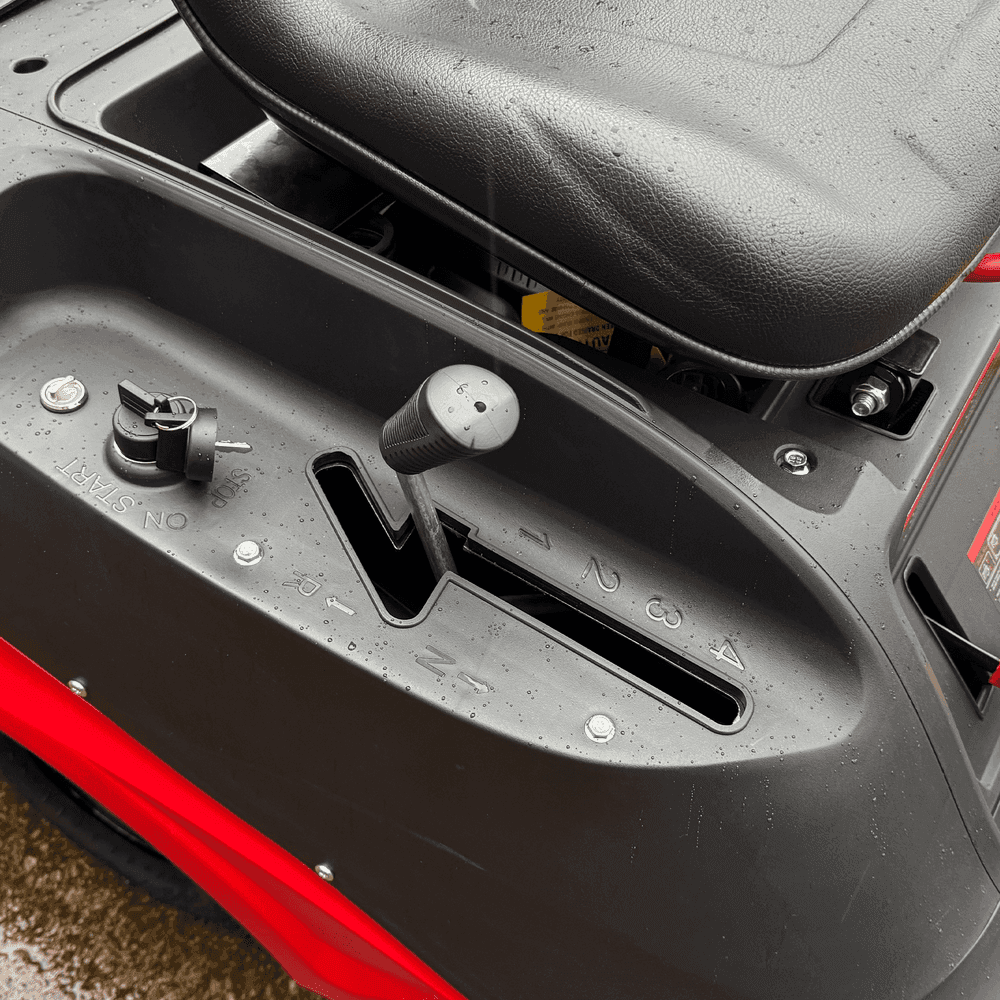 Crytec 26 inch Ride On Petrol Lawn Mower 224cc Mulcher