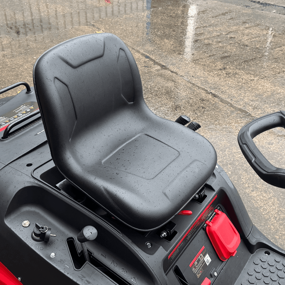 Crytec 26 inch Ride On Petrol Lawn Mower 224cc Mulcher