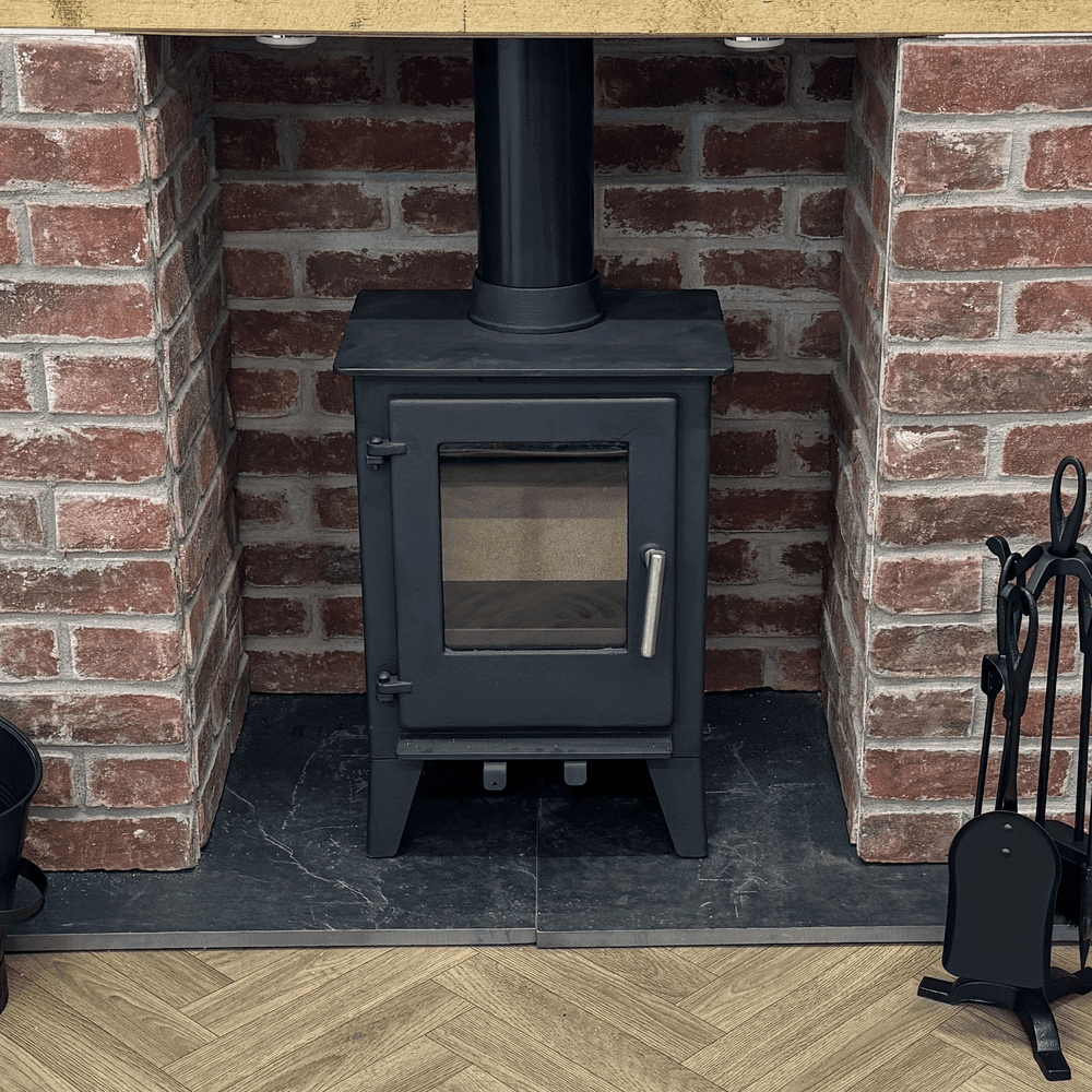 5KW Multifuel Wood Stove l Log Burner Cast Iron l Model ST001