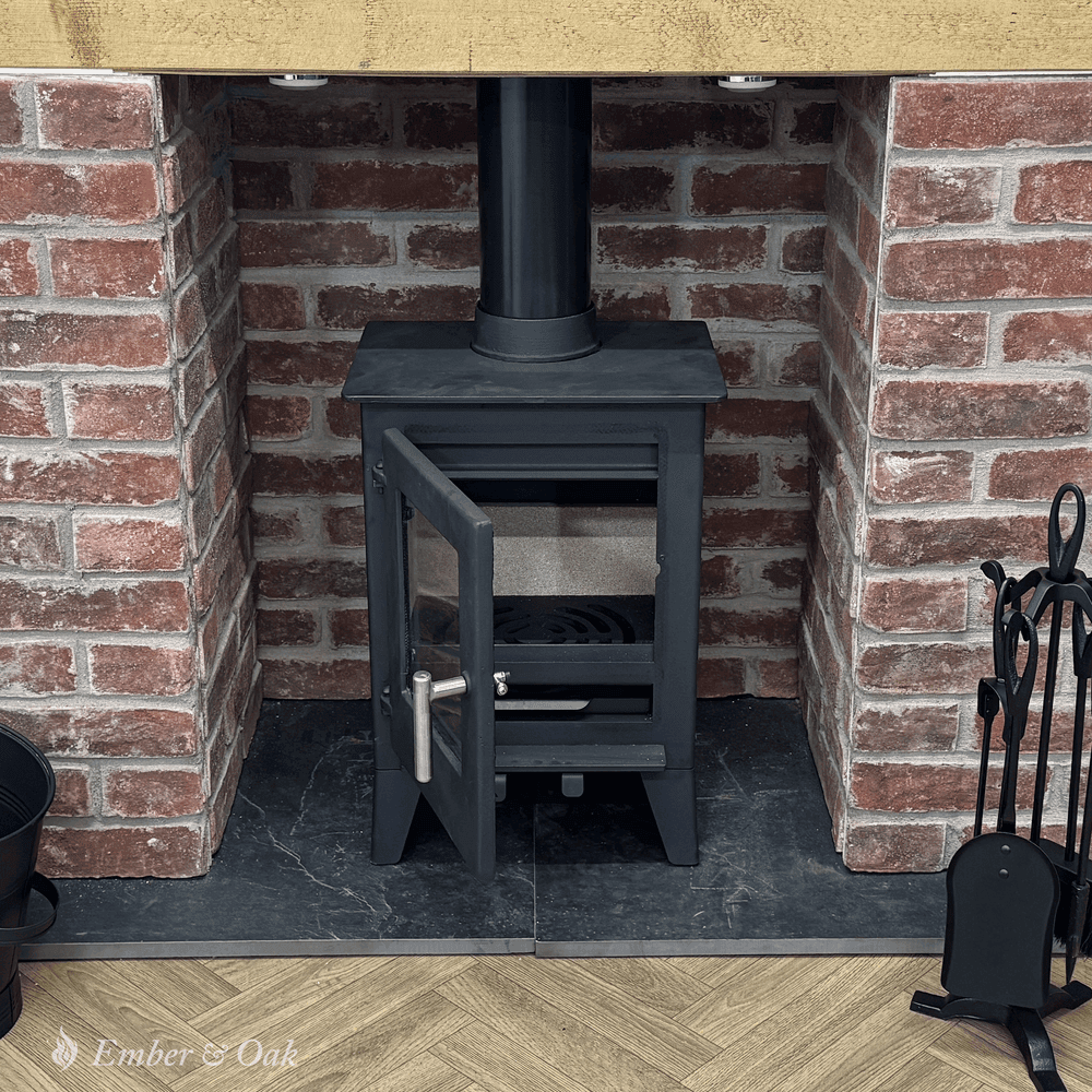 5KW Multifuel Wood Stove l Log Burner Cast Iron l Model ST001