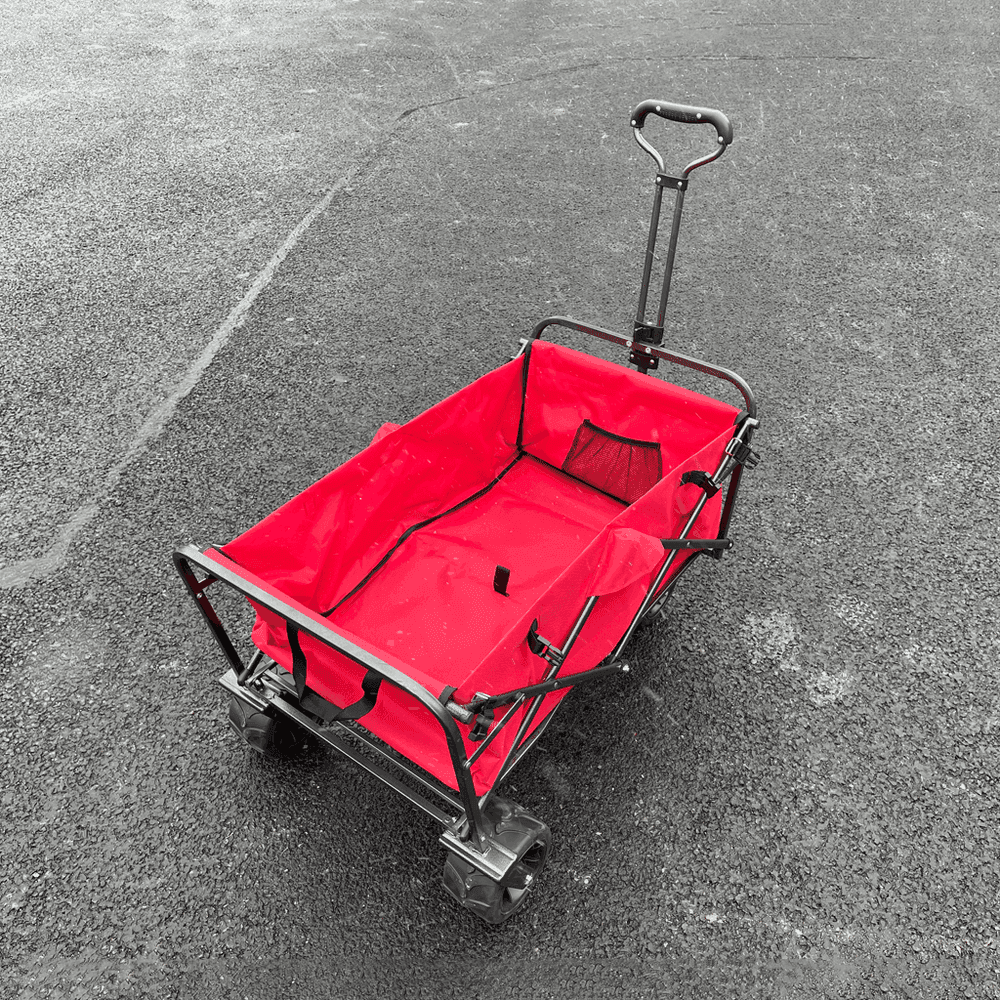 Crytec | Garden Cart | 100kg Capacity | Heavy Duty | Foldable