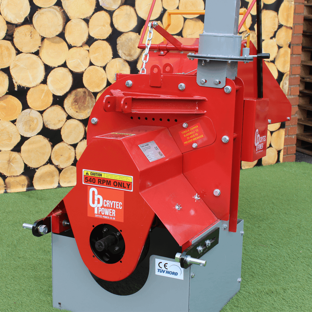 Crytec | WC8 | PTO Wood Chipper | Roller Feed | 8 inch/203mm