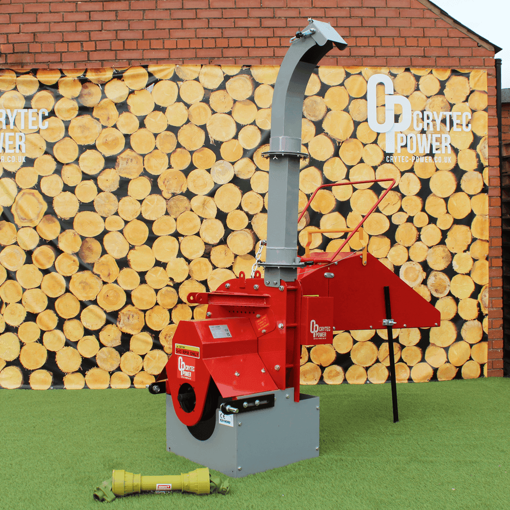 Crytec | WC8 | PTO Wood Chipper | Roller Feed | 8 inch/203mm