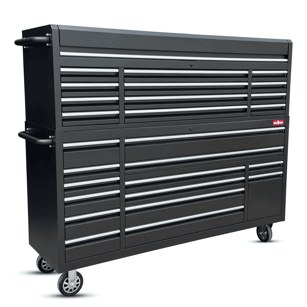 72″ Black Tool Cabinet Professional Workstation