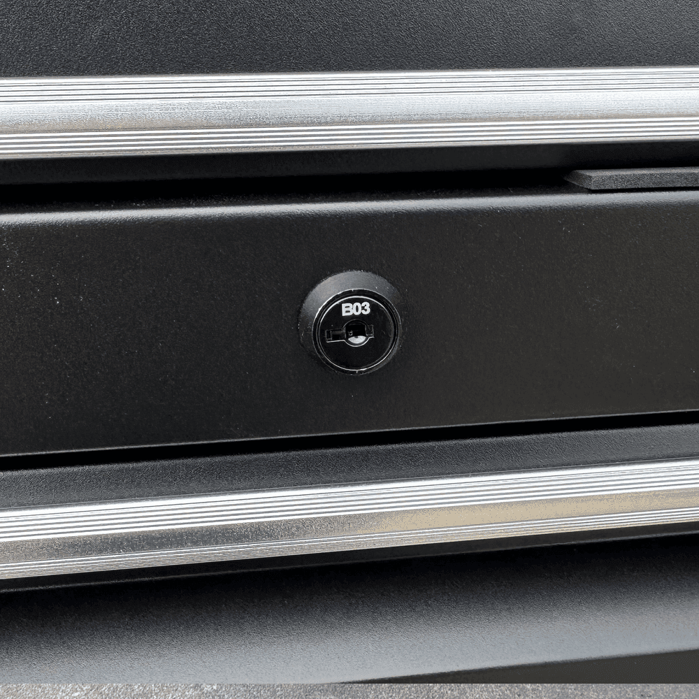 72″ Black Tool Cabinet Professional Workstation