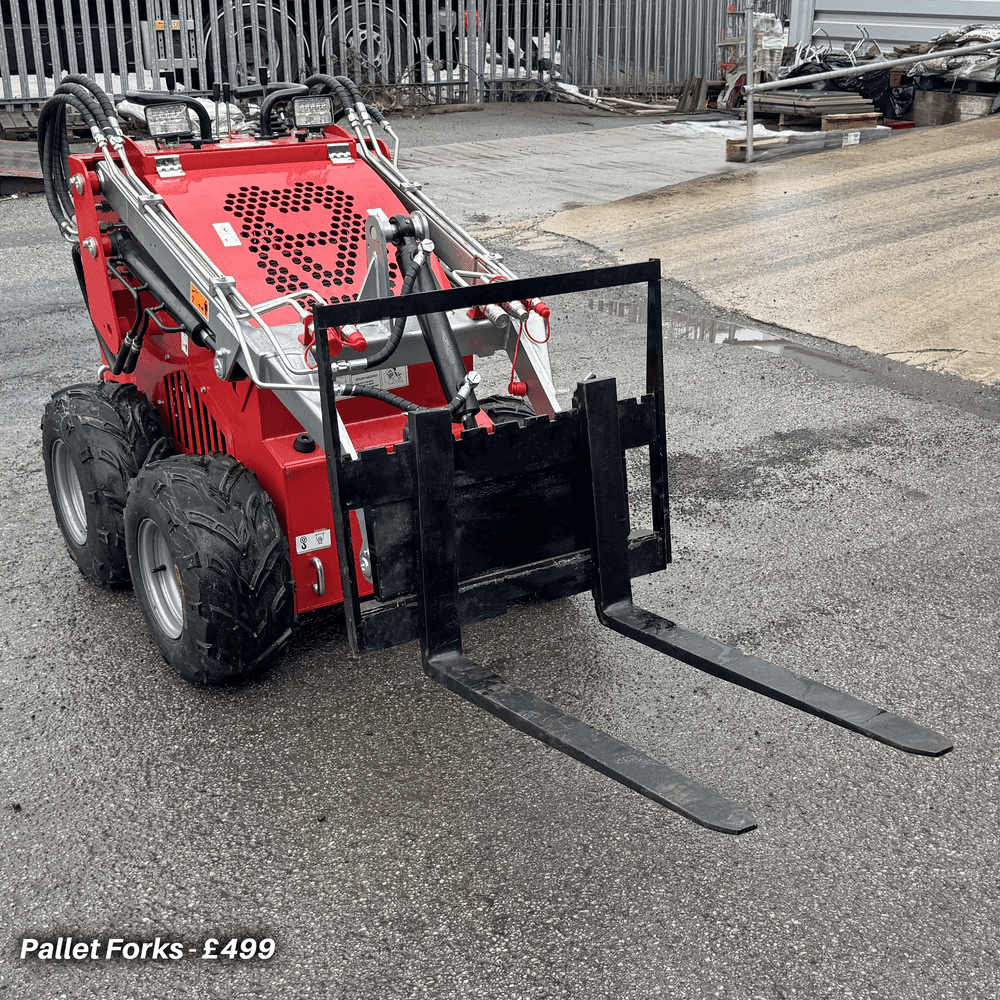 Crytec Mini Skid Steer Loader 4X4 Drive 23HP Rato Engine