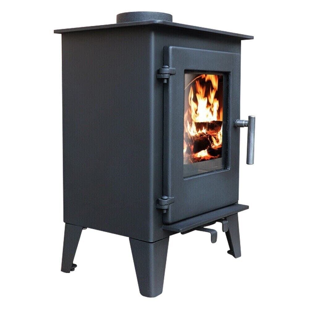 5KW Multifuel Wood Stove l Log Burner Cast Iron l Model ST001