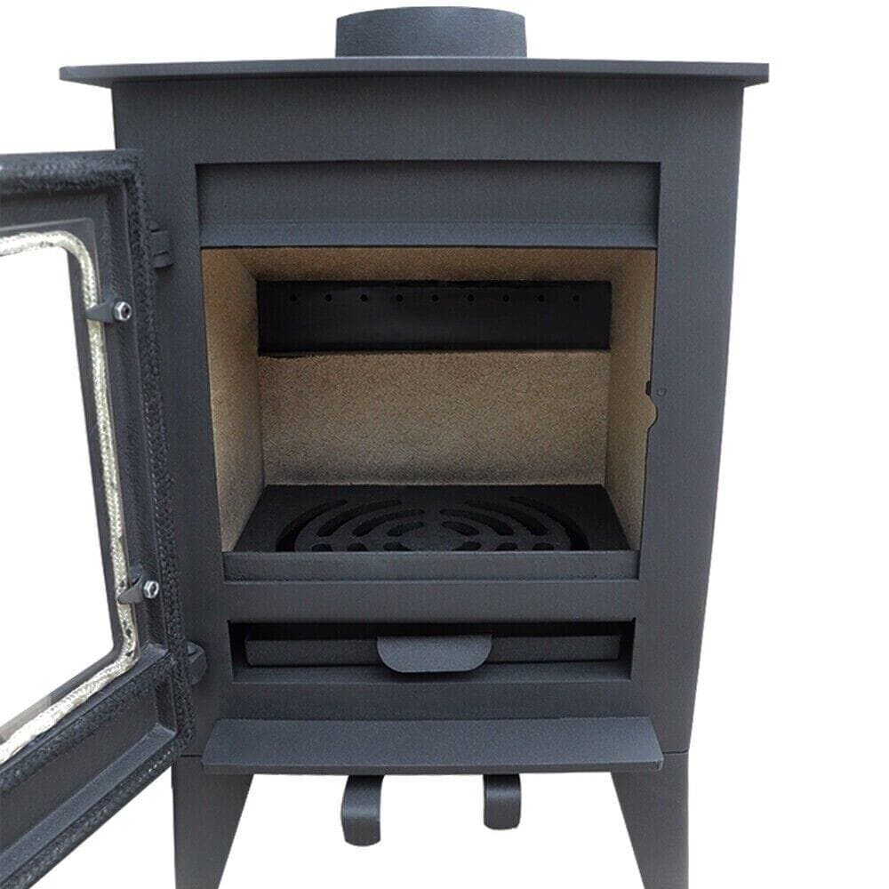 5KW Multifuel Wood Stove l Log Burner Cast Iron l Model ST001