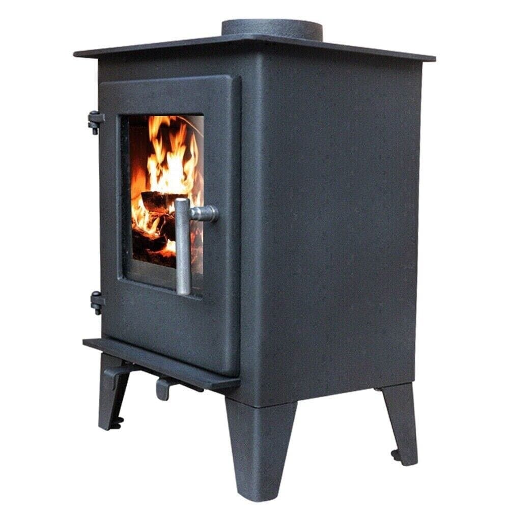 5KW Multifuel Wood Stove l Log Burner Cast Iron l Model ST001