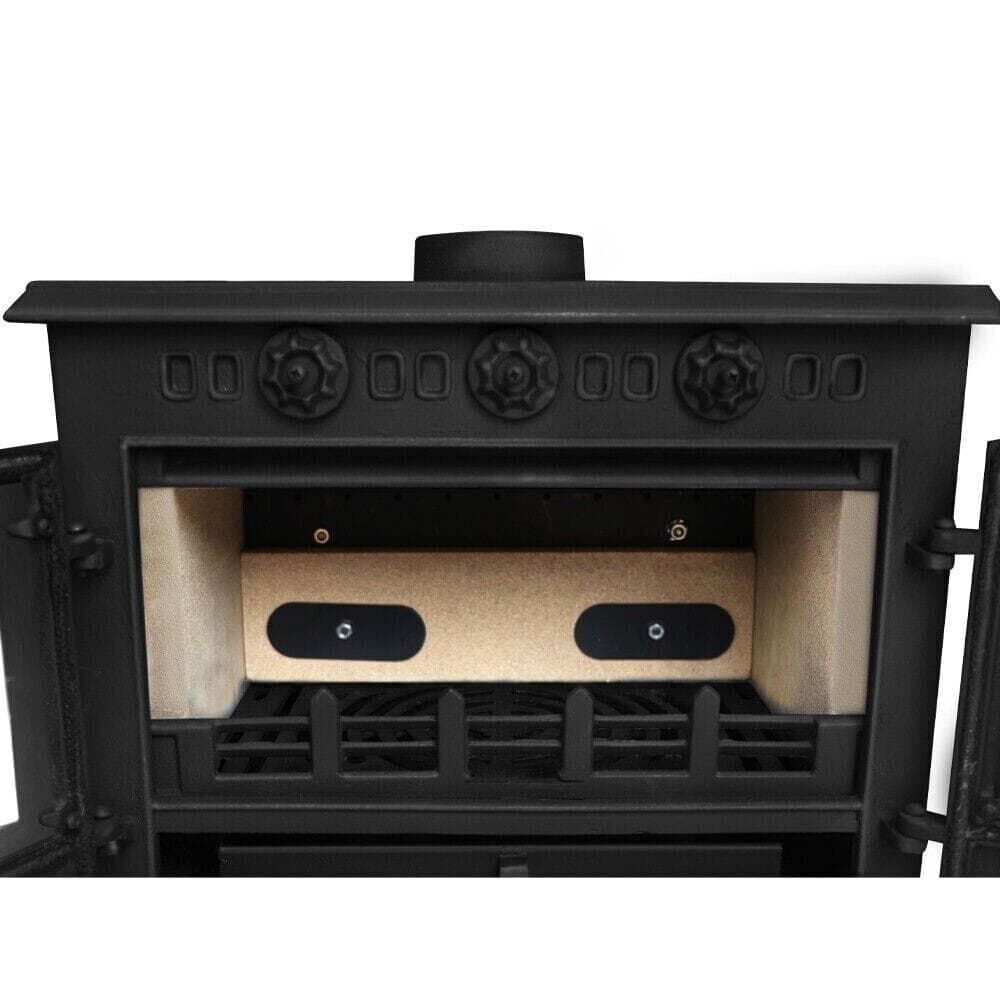 10KW Multifuel Wood Stove l Log Burner Cast Iron l Model JA006